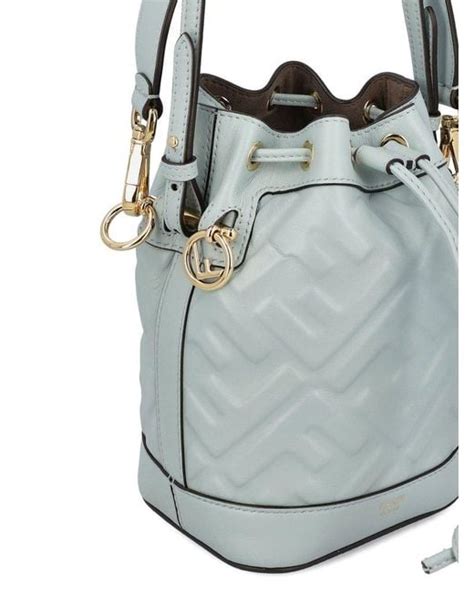 fendi mon tresor ff motif bucket bag|fendi drawstring bucket bag.